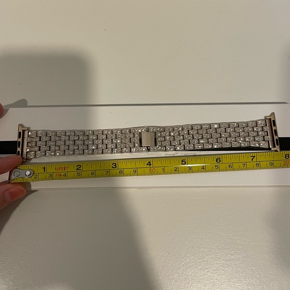 NEW! Champagne/Rhinestone Apple Watch Band - Picture 8 of 14